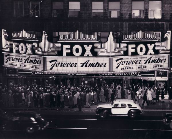 Fox Theatre - 1947 MARQUEE SHOT